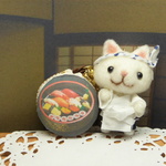 「へいお待ち！」猫寿司職人とマカロンコインケース②