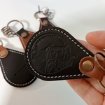 ❤️ラテの保護猫活動支援キーリング【ブラック】