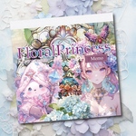 フローラルプリンセス虹色銀箔押しリバーシブルメモパッドハイドランジアの奇跡