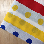 ※【シーチング 72×45】韓国・stripe dot・カラフル