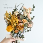 明るめカラーのコンパクトスワッグ