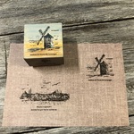 コンスエグラの風車 ペイントver. - Molinos de Viento de Consuegra Paint ver. - [ラバースタンプ]