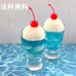 【送料無料】空色クリームソーダキャンドル