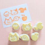 ねこのちびはんこセット