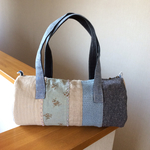 *ラベンダー・ドット*ドラムボストンバッグ