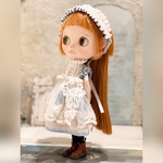 ネオブライスサイズ アリス  ワンピースと重ね着チュール吊りスカート