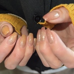 【Flash magnet gradation design】シアーカラーグラデーション×フラッシュマグネット ネイルチップ