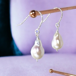 シルバー925   ナチュラルパールピアス　イヤリング  
