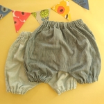 【size60～80cm】ふわさら♥ベビーブルマ（ヒッコリー）