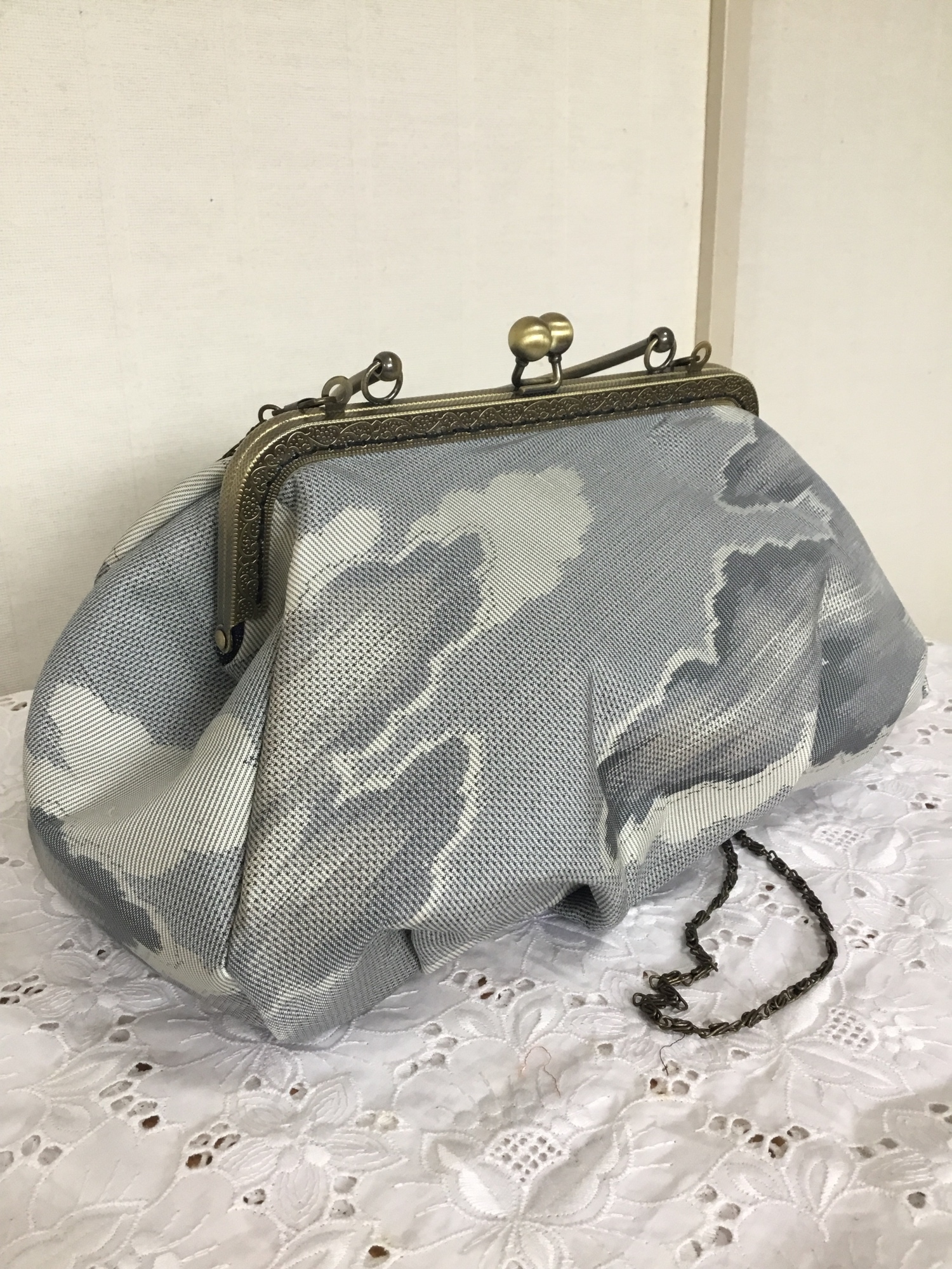 大島紬 がま口 - バッグ・財布・小物の人気通販 | minne byGMOペパボ