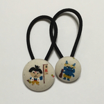 【SALE】桃ちゃんの鬼退治ヘアゴム