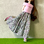 ティアードロングスカート☆(ドール服)リカちゃんブライス洋服