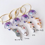 ぶら下がりにゃんこ 藤の花ver.シャム