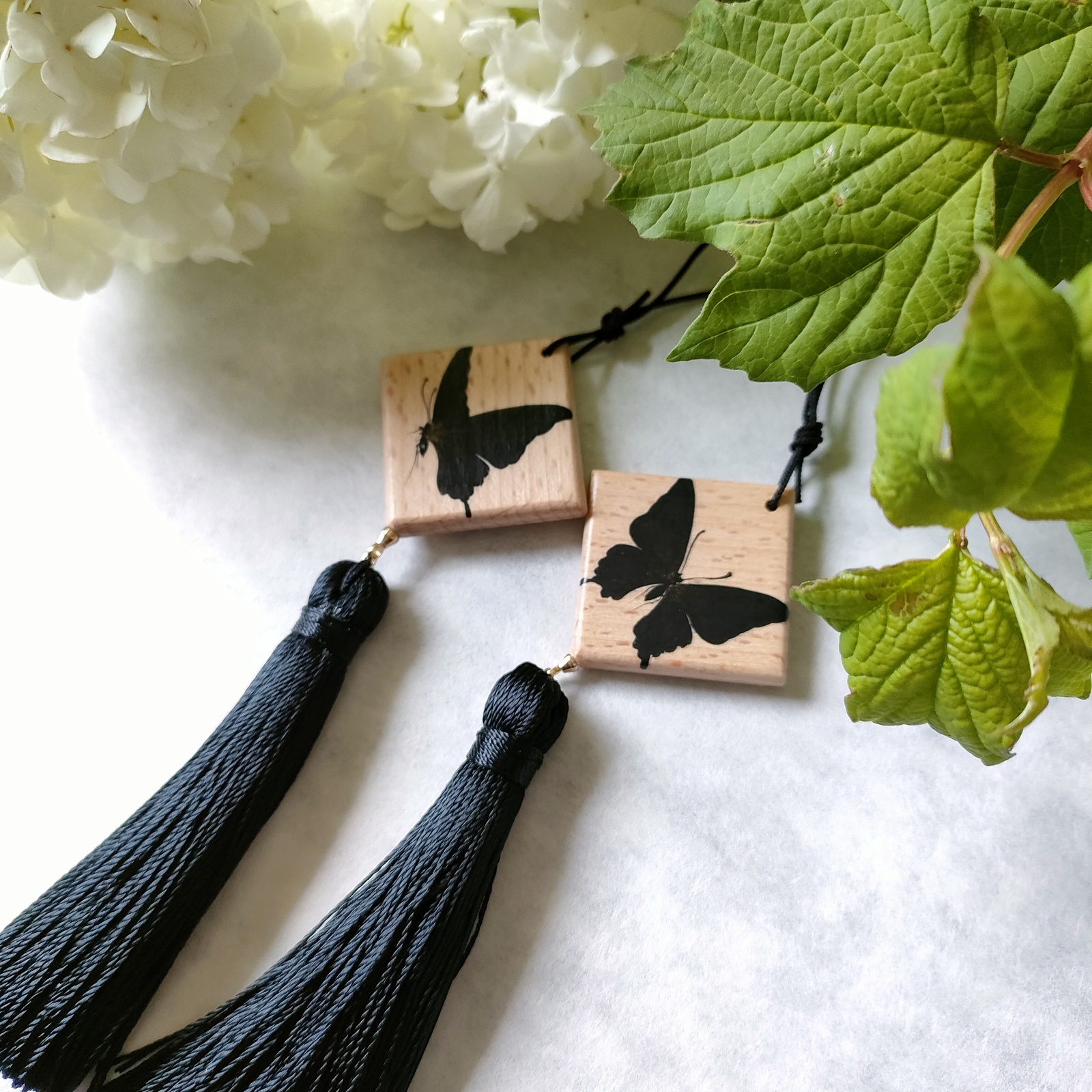 帯留め】HANAE MORI 美麗蝶 陶器製 新品 和装小物