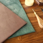 【N様オーダー品】ミニ6 システム手帳　Natural / Vermilion