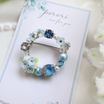 幸せのおまじない　ネモフィラ×something blue🦋　ブローチ