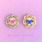 embroidery ribbon in frill