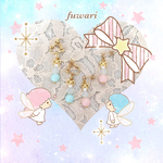 キキララ ゆめかわ オシャレ ピアス【ピンク】