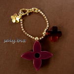 saly☆かわいいー！お花のバッグチャーム
