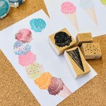 【バージョンアップしたリアルな】アイスクリームスタンプセット