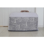 うさぎのおでかけ2ドアキャリー（ML-274）用　キャリーカバー（グレーアニマル柄）