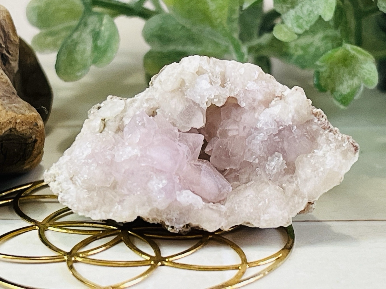 ルチル内包✨スモーキー エレスチャル クォーツ 骸骨水晶原石ラフストーン