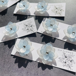 紫陽花-てまりてまり- 🩵🤍ピアス イヤリング