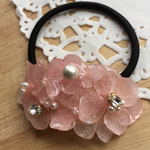 再販❣️ピンク紫陽花（あじさい） ヘアゴム