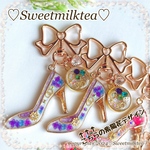 紫陽花ハイヒールキーホルダー👠💙💜