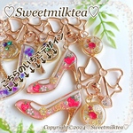 いちごハイヒールキーホルダー👠🩷❤️