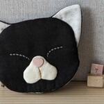 ⑦ねこさんのお顔小銭入れ