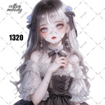 original sticker « no.1320»     //     人物ステッカー オリジナルステッカー オリジナル人物ステッカー ステッカー