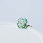 glass hydrangea ring #20