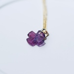 glass hydrangea necklece #2