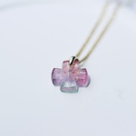 glass hydrangea necklece #3
