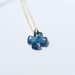 glass hydrangea necklece #10