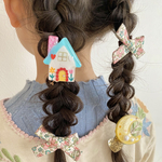 キッズ レジン お家 house ヘアゴム spring