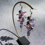藤紫陽花ꕤ*.ﾟしゃらん💜🩷揺れる ピアス イヤリング