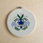 刺繍フレーム　スズランとアジサイ