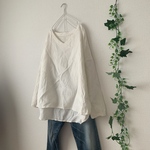 SALE！リネンⅤネックプルオーバー