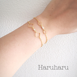 キラリ★輝く シンプルブレスレット