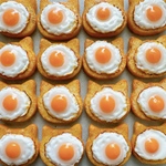 ねこパン目玉焼きトースト🍳