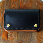 ミドル トラッカーウォレット / Middle Tracker Wallet < 茶芯ブラック > 