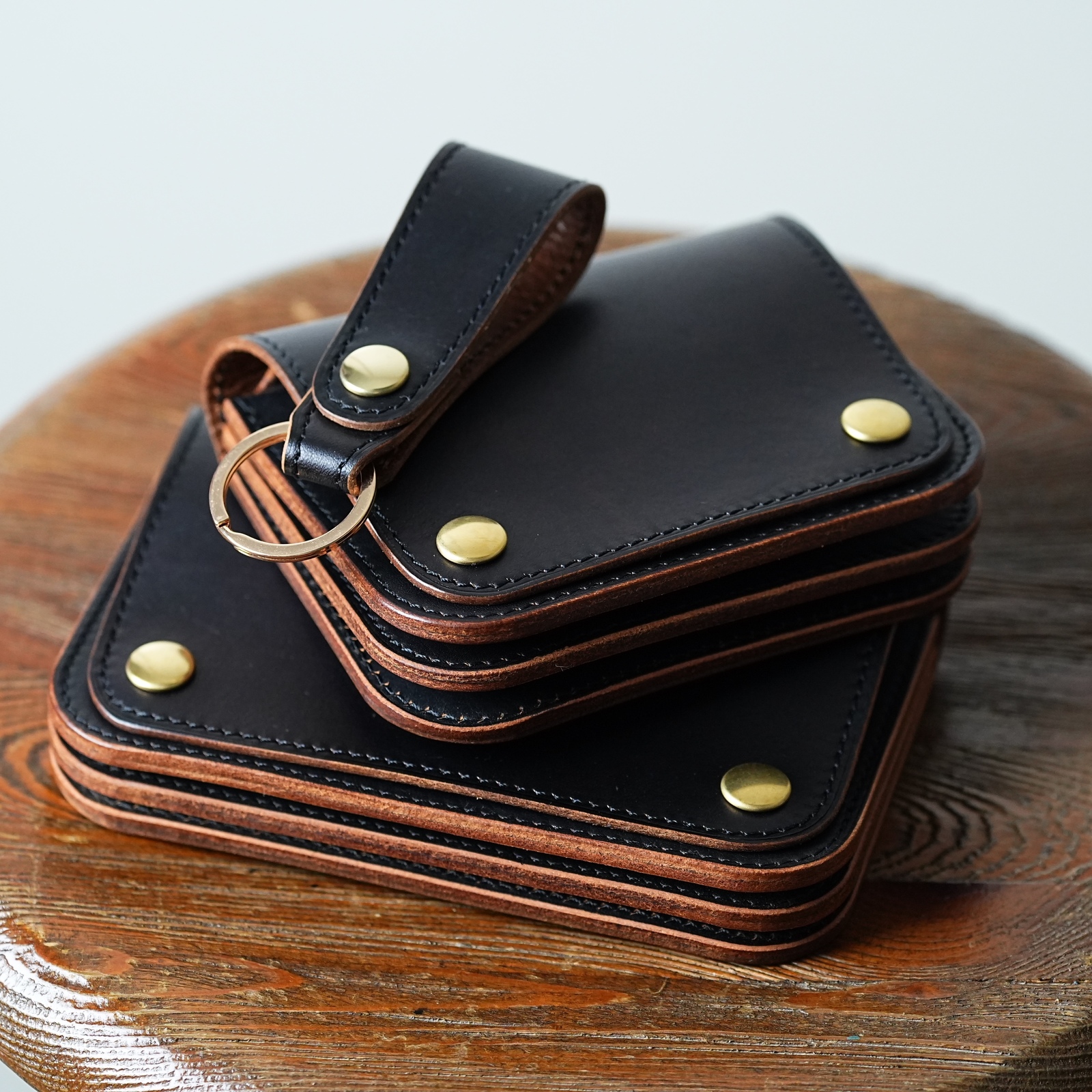 ショート トラッカーウォレット / Short Tracker Wallet < 茶芯