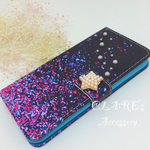 iPhone6/6s plus手帳型ケース*夜空*流星に願いを