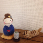 縁側でほっこりおばあちゃん