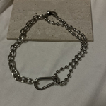 ーKarabiner necklaceー　サージカルステンレス　チェーンネックレス　チェーン　ネックレス