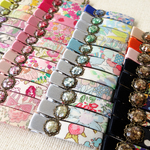 リバティ メタルパーツ付ヘアクリップ