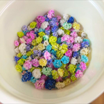 限定ドライフラワーかすみ草☆花粒色指定可能お試しセット