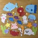 海の生き物 魚 夏 壁面 保育 施設